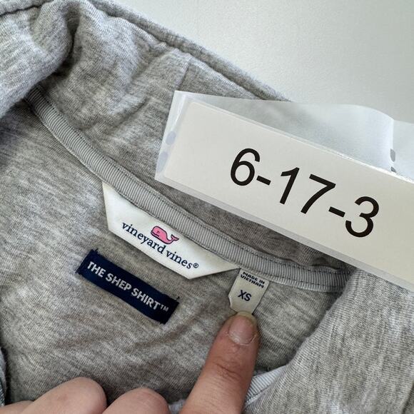 Vineyard Vines Sweater Womens X Small Grey Heather Dreamcloth Shep Shirt 1/4 Zip - Picture 3 of 7